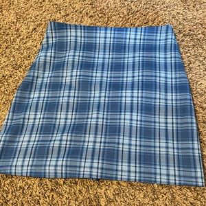 plaid skirt